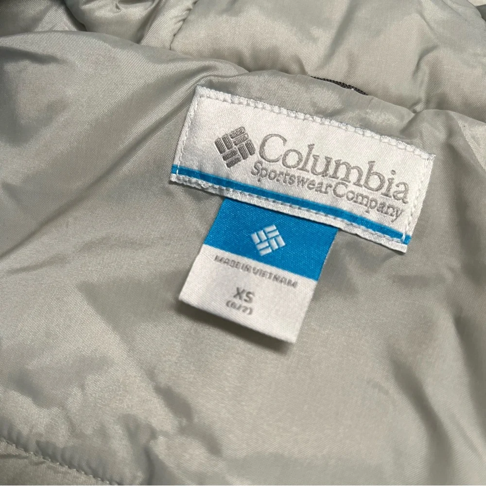 NWT Columbia Doug Firocious Gray Black Puffer Jacket size XS 6/7 Winter